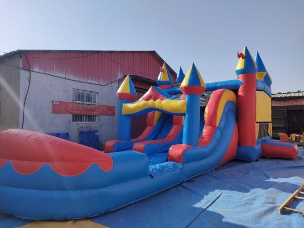 Fantasy Castle Combo in Seminole and Orange County, Vibrant Inflatable Fun for All Ages