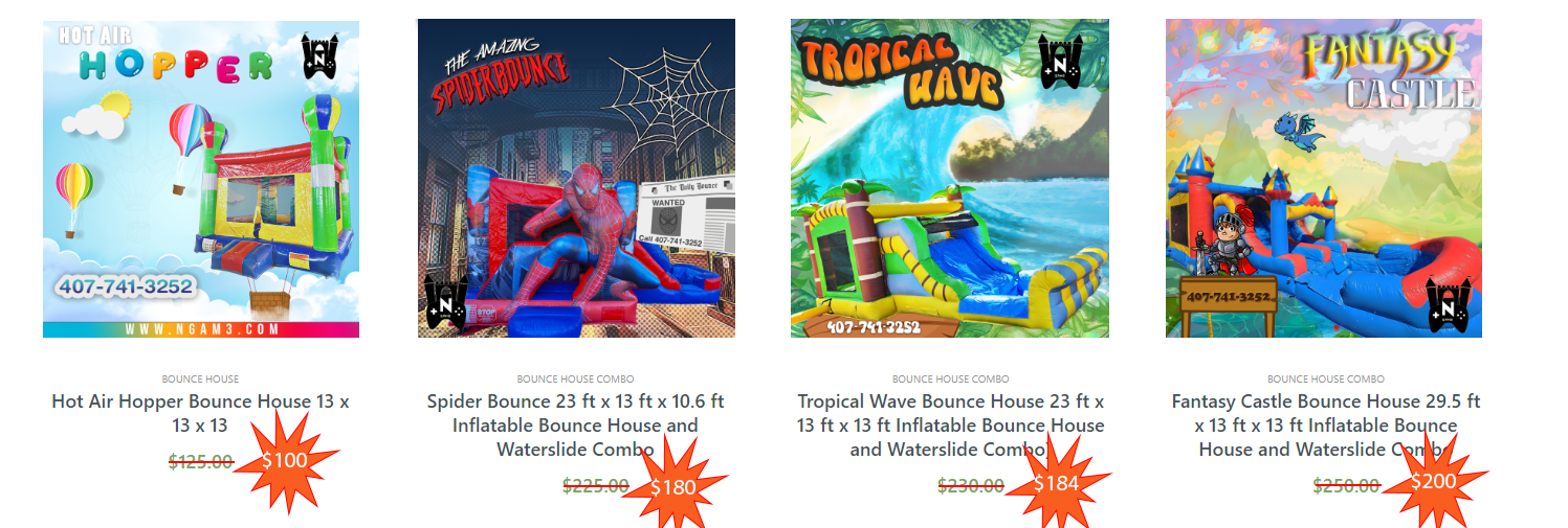 Bounce House Discounts