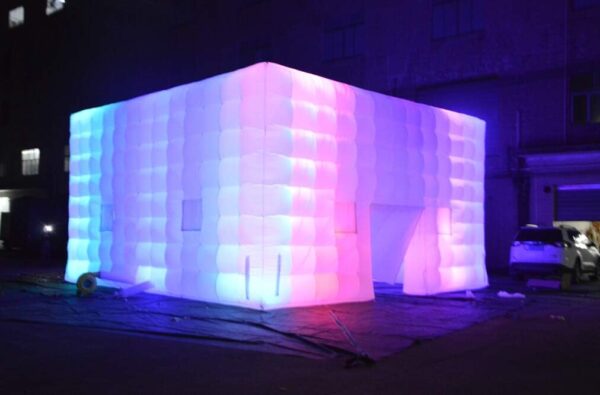 Inflatable Tent Led side ways